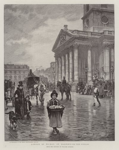 لندن اليوم ، سانت مارتن في الحقول بواسطة ويليام لوجسدايل